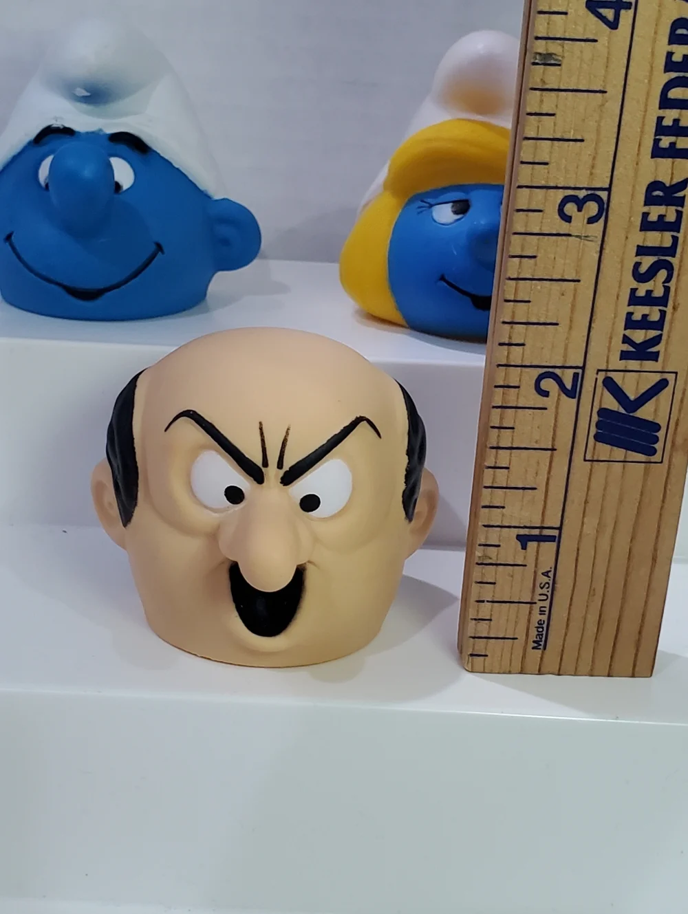 Vintage Smurf Smurfette Gargamel Heads Peyo 1983 1986
